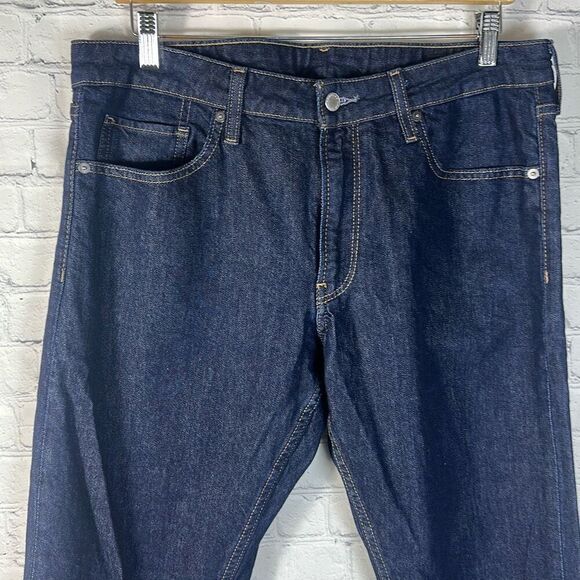 Bonobos Mens Slim Taper Jeans Dark Wash Pants W34 L36 - Picture 2 of 10